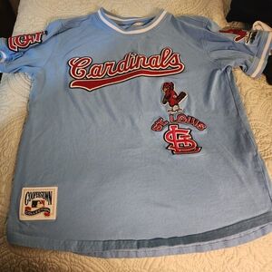 St. Louis Cardinals Light Blue Kids Short-Sleeve Tee - Cooperstown Collection